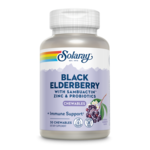 Solaray Black Elderberry With Zinc and Probiotics - 30 count