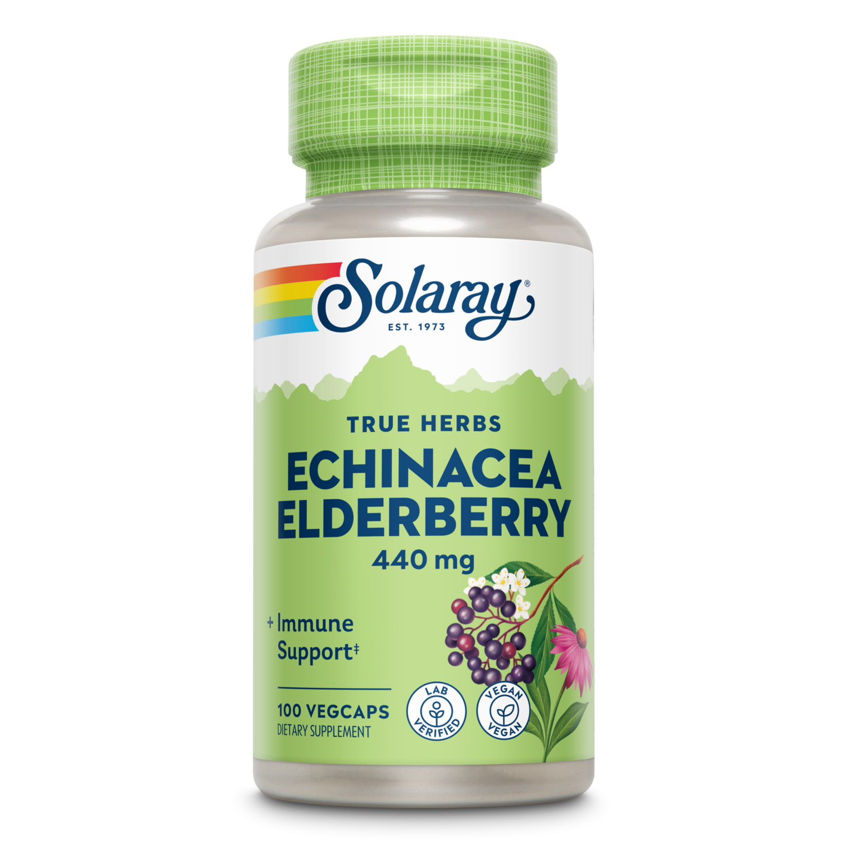 Solaray Solaray - Echinacea with Elderberry - 100 Capsules