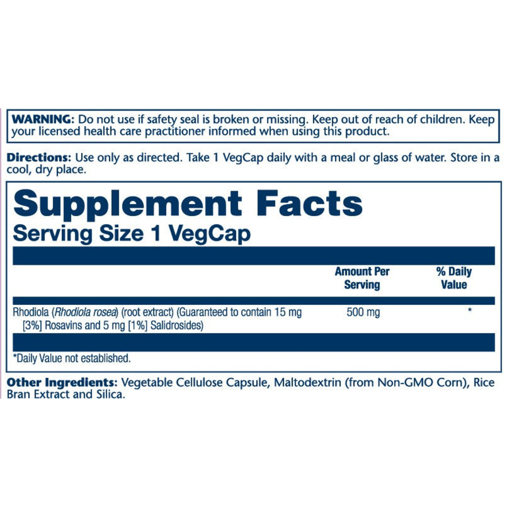 Solaray Solaray - Super Rhodiola  - 60 count