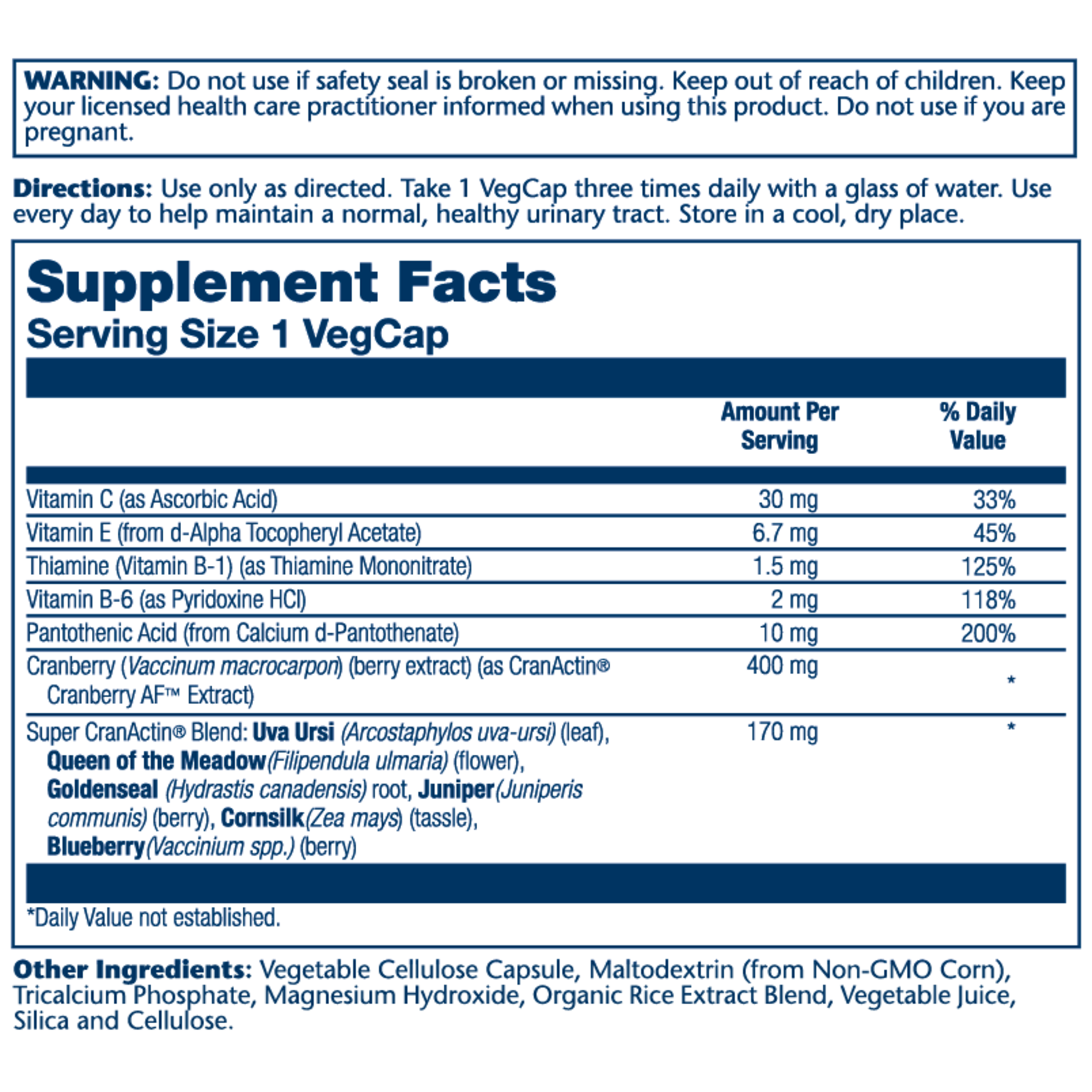 Solaray Solaray - Super CranActin - 60 count