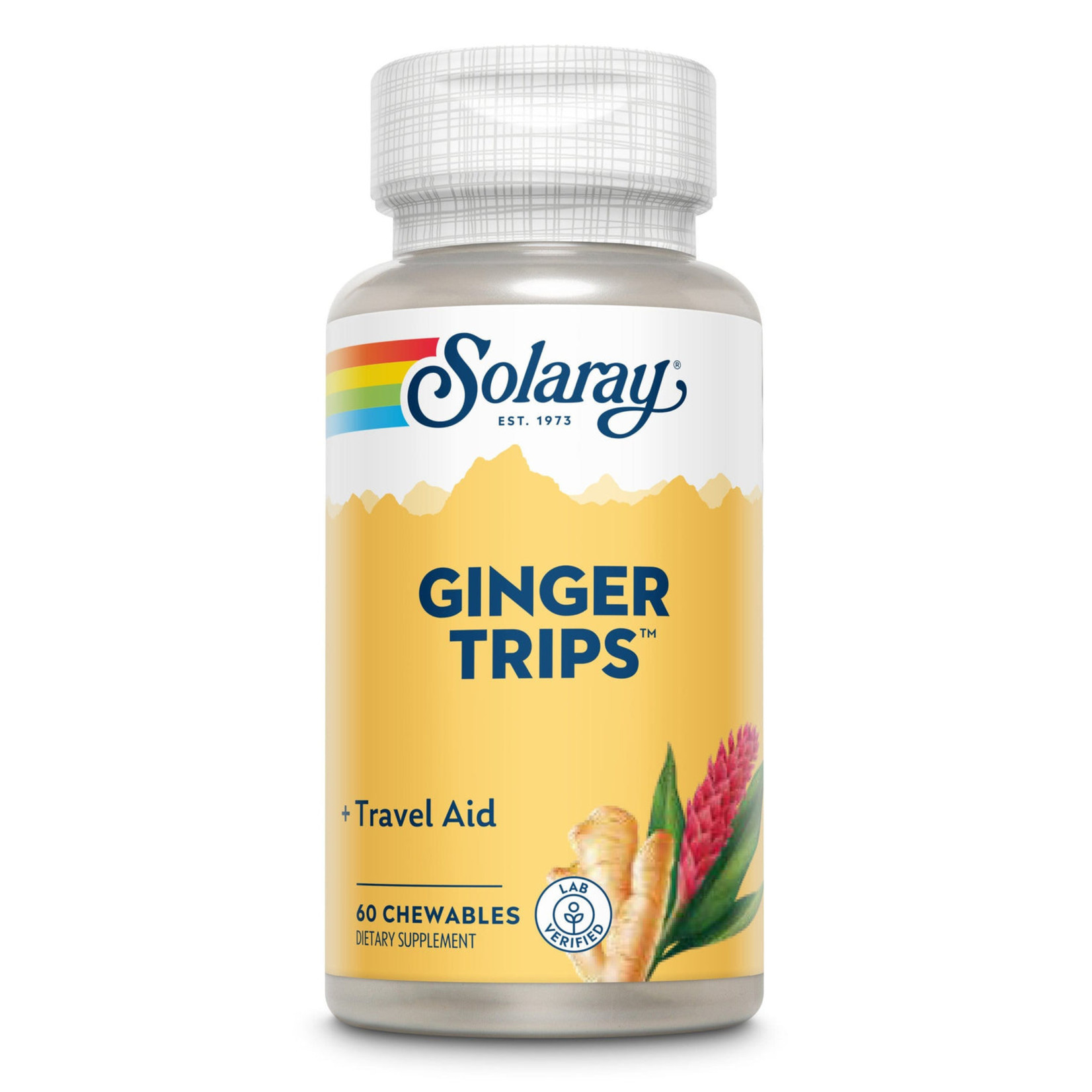 Solaray Solaray - Ginger Trips Chewable - 60 wafers