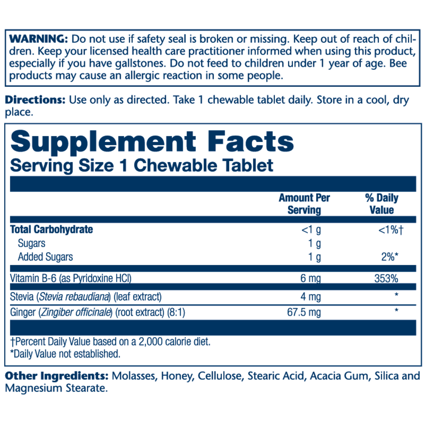 Solaray Solaray - Ginger Trips Chewable - 60 wafers