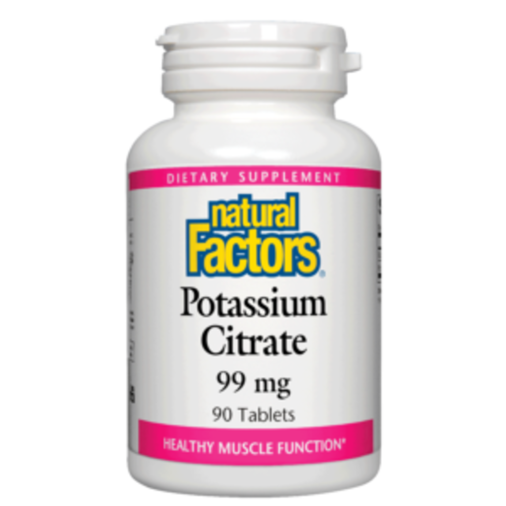 Natural Factors Natural Factors - Potassium Citrate 99 mg - 90 Tablets