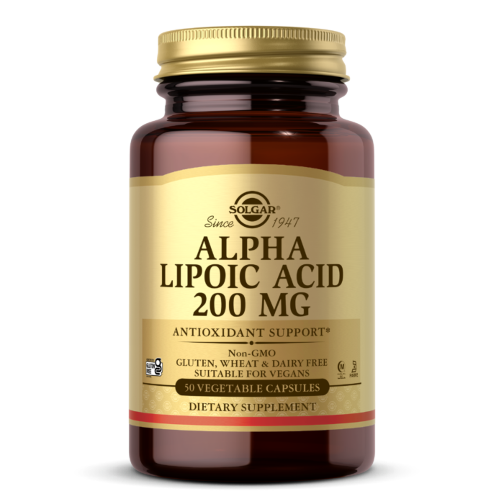 Solgar Solgar - Alpha Lipoic Acid 200 mg - 50 Veg Capsules