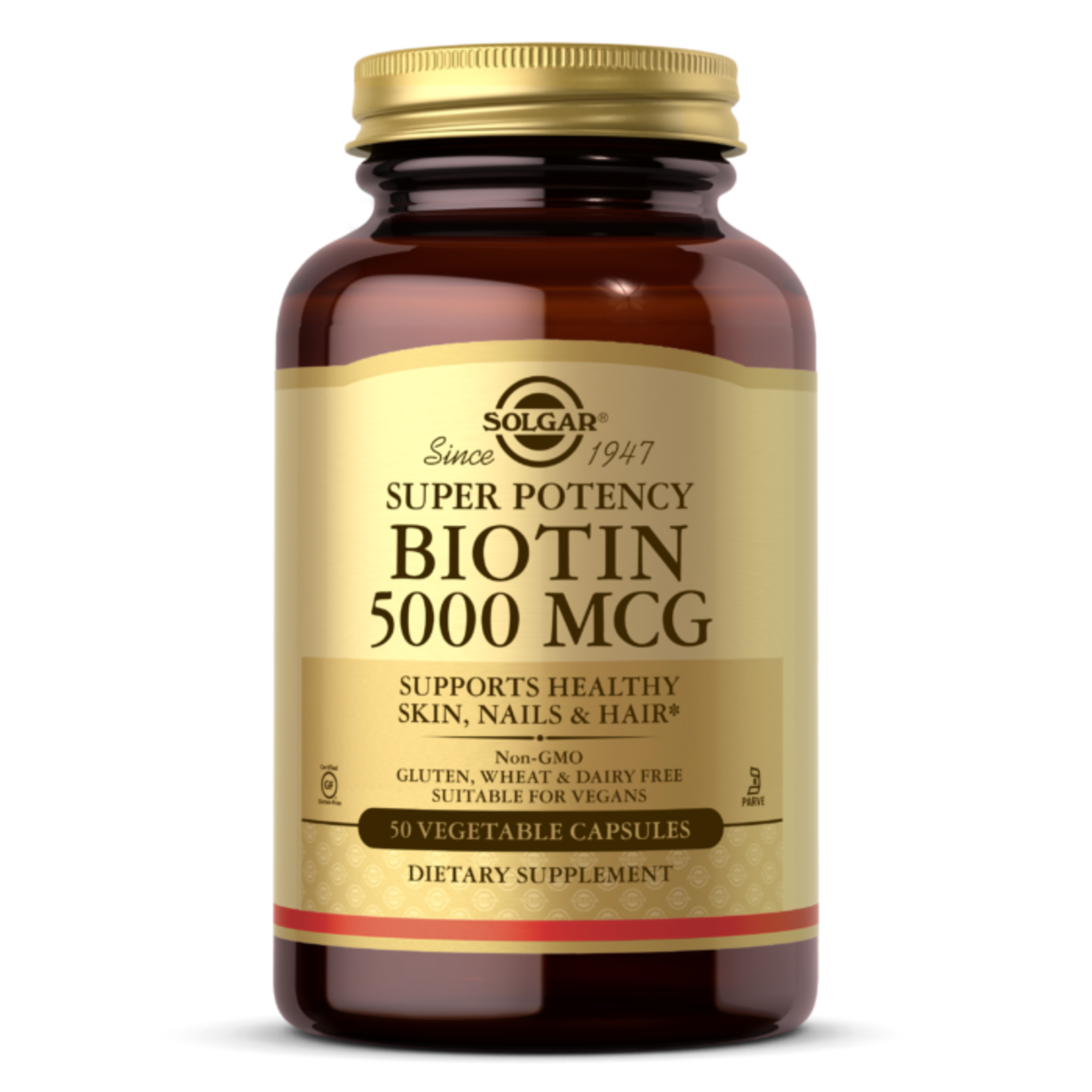 Solgar Solgar - Biotin 5000 mcg - 50 Veg Capsules