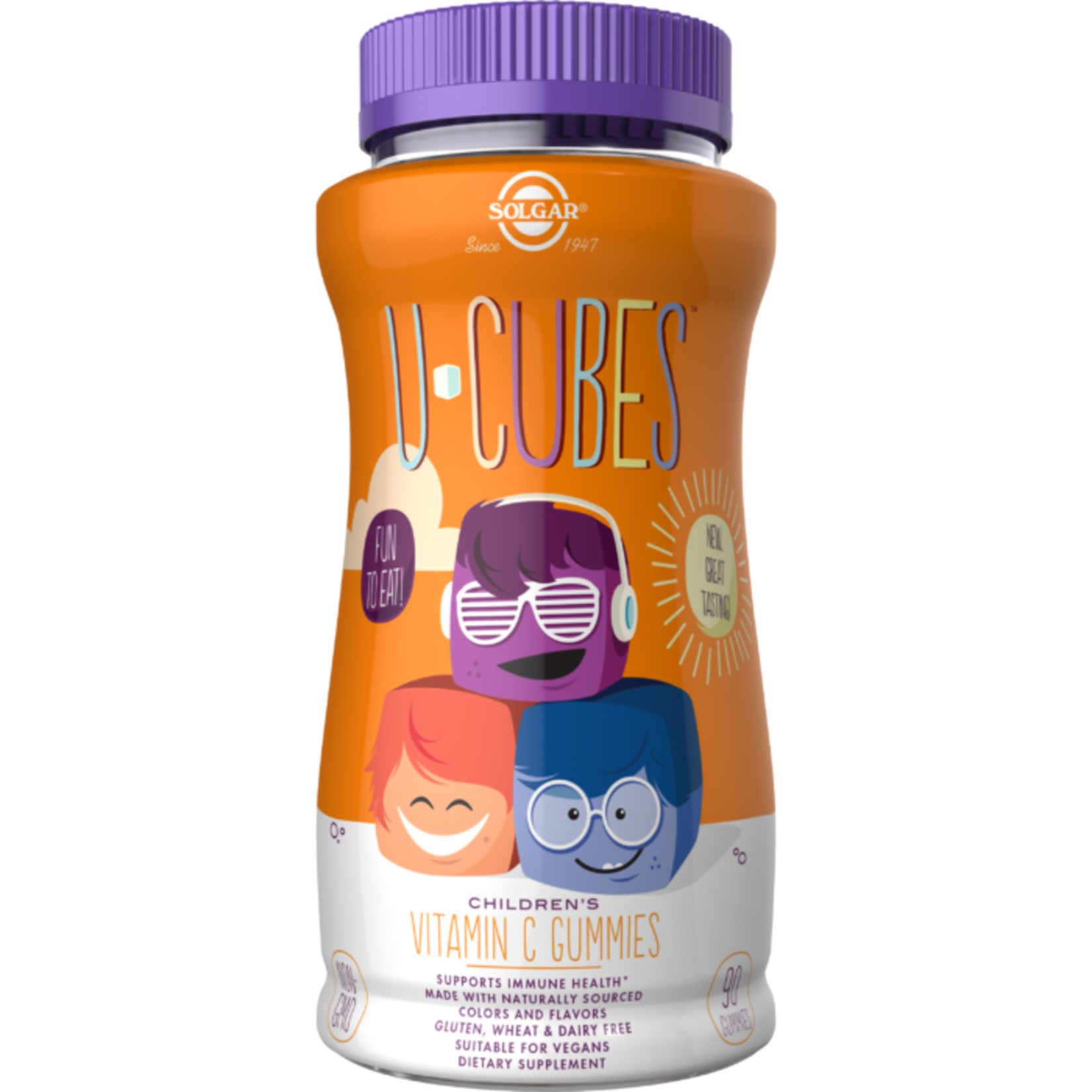 Solgar Solgar - U-Cubes Children's Vitamin C Gummies - 90 Gummies