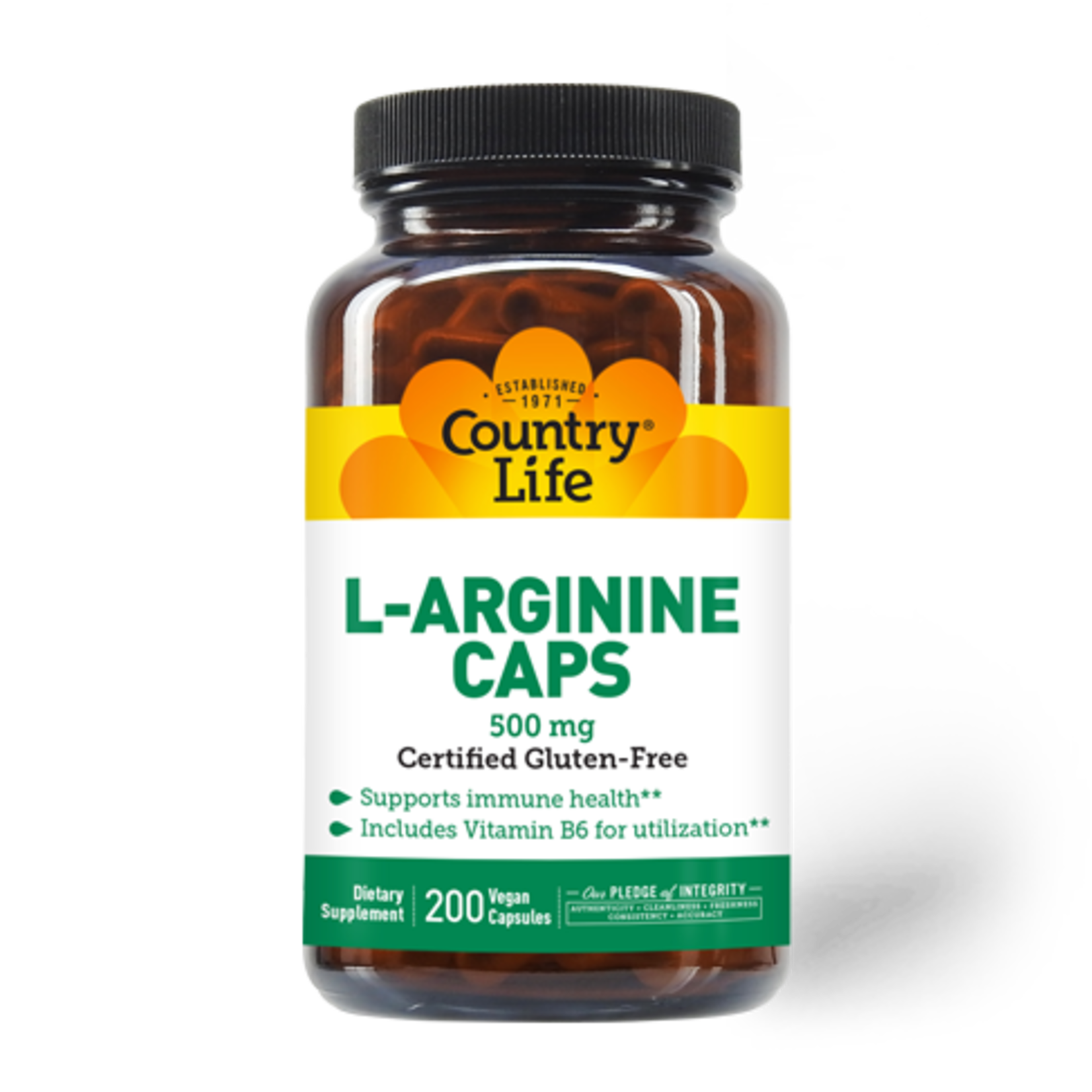 Country Life Country Life - Arginine 500 mg - 200 Capsules
