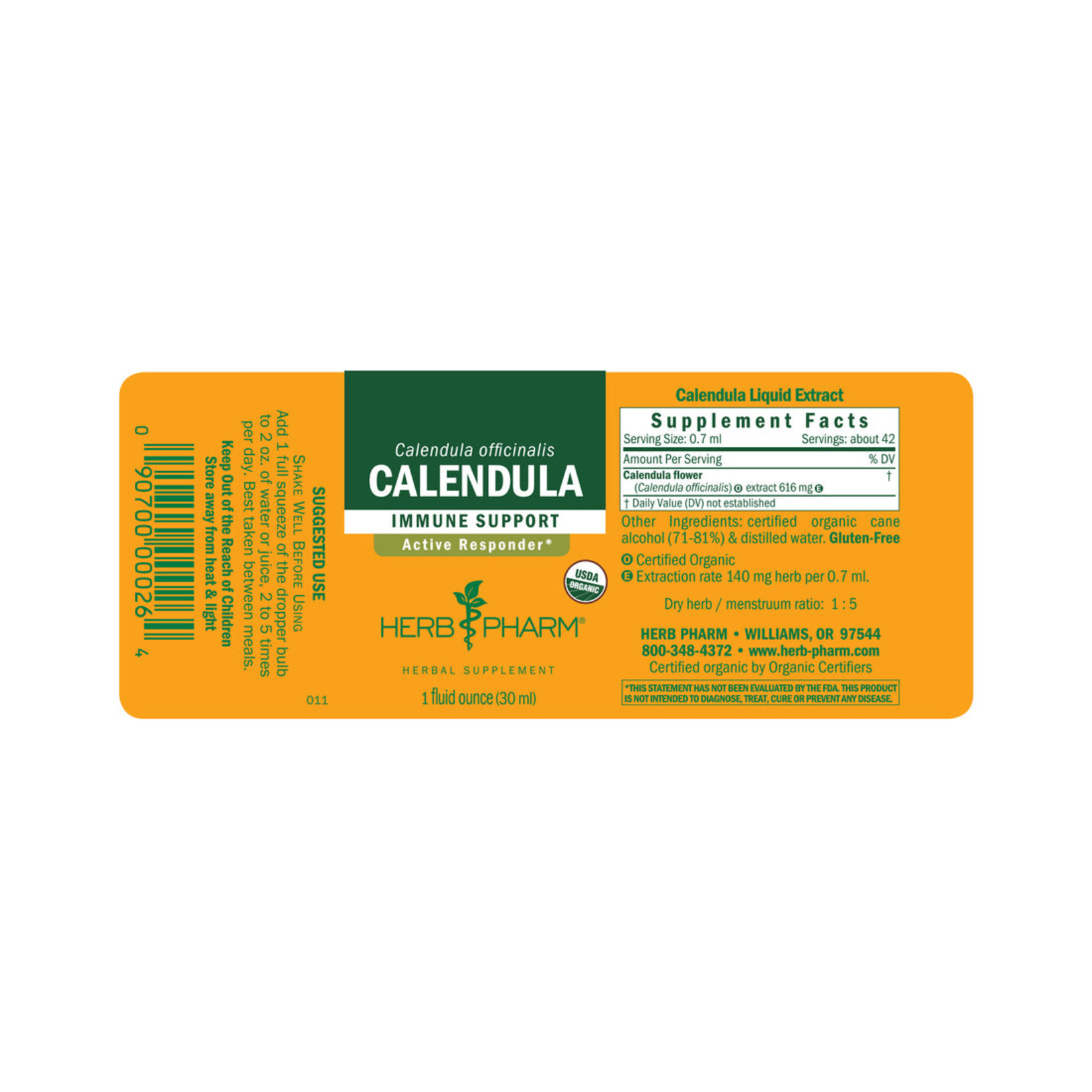 Herb Pharm Herb Pharm - Calendula Nervous System - 1 oz