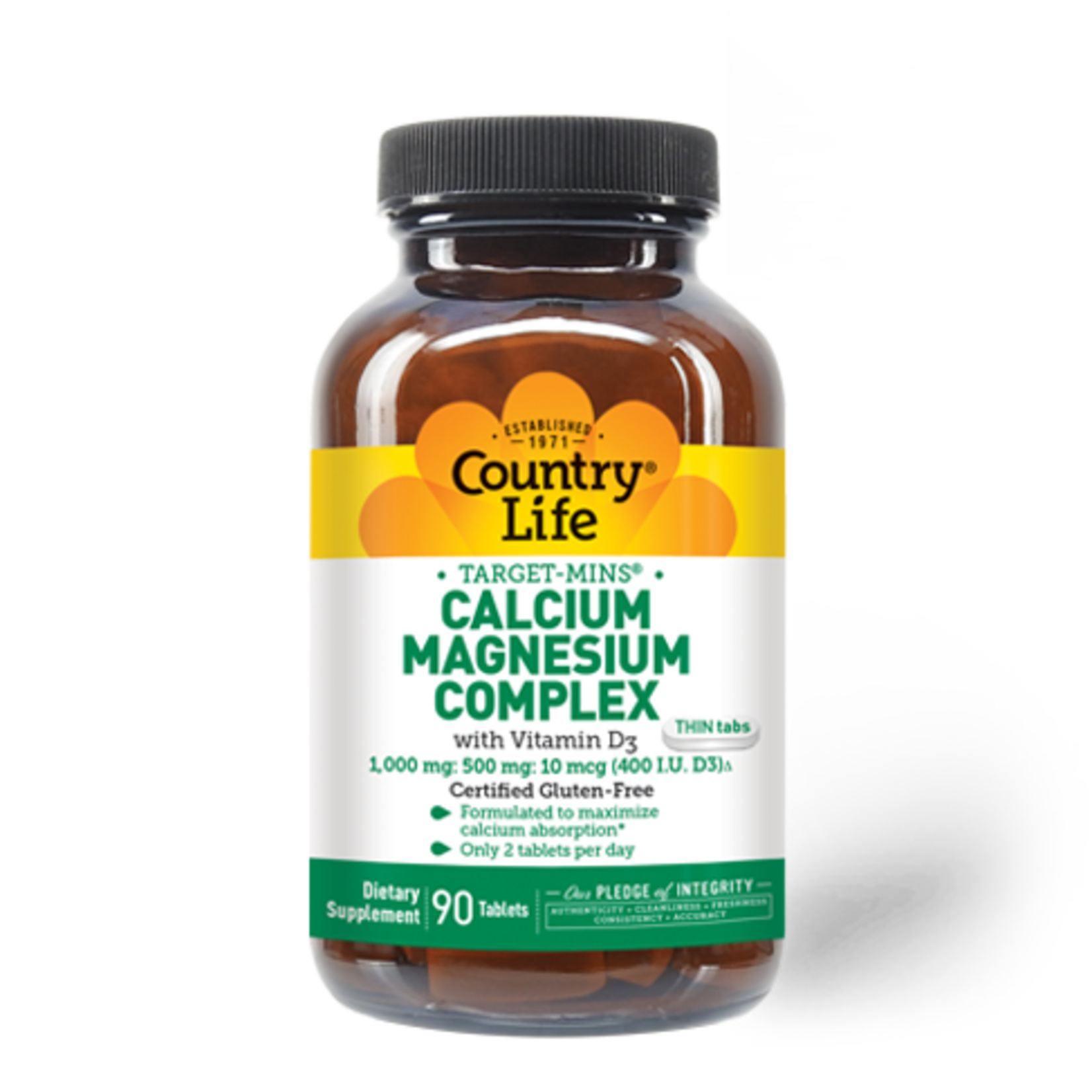 Country Life Country Life - Calcium Magnesium Complex - 90 Tablets