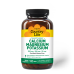 Country Life Calcium Magnesium Potassium - 180 Veg Capsules