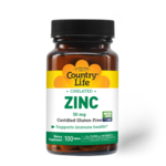 Country Life Chelated Zinc 50 mg - 100 Tablets