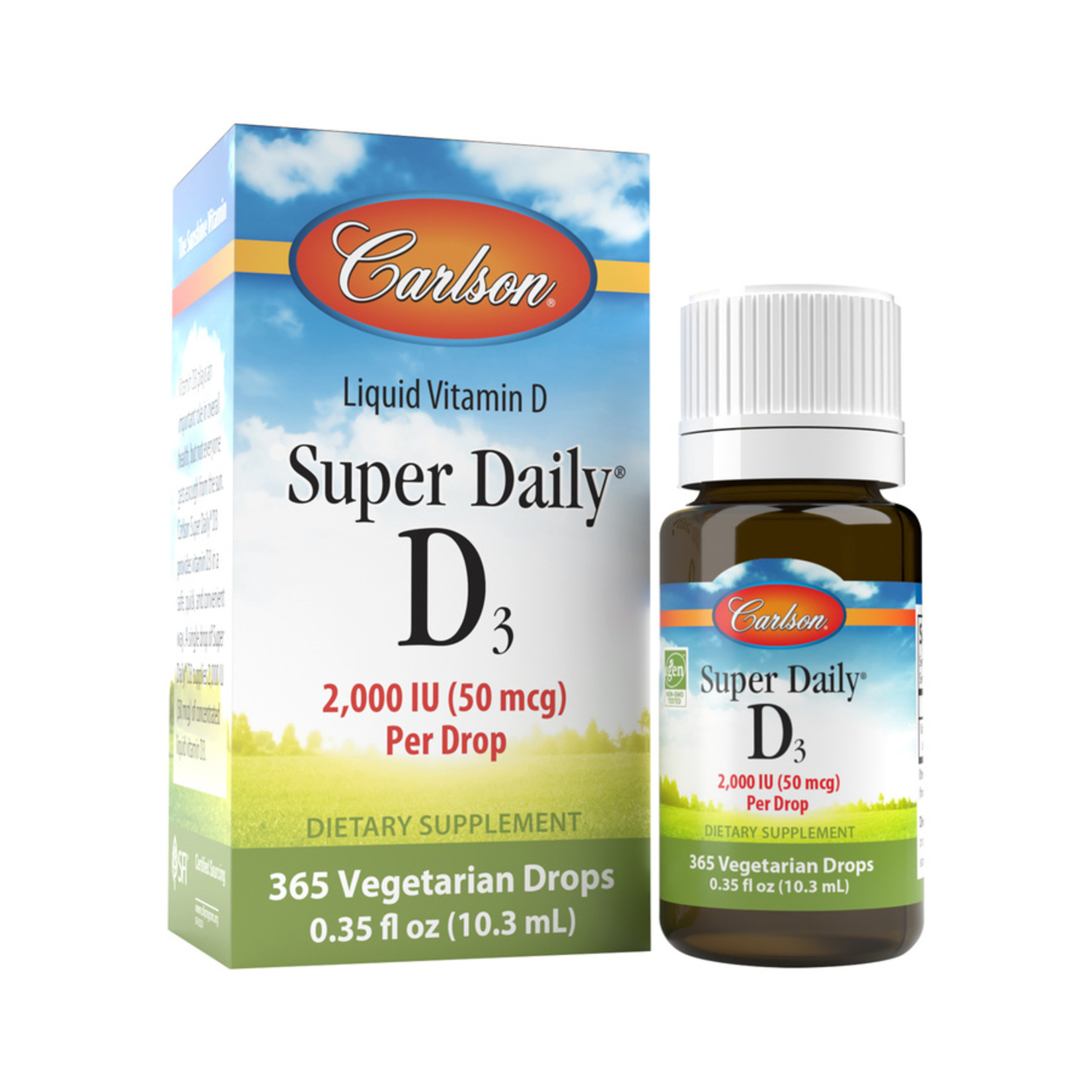 Carlson Carlson - Super Daily D3 2,000 IU - 10.3 ml