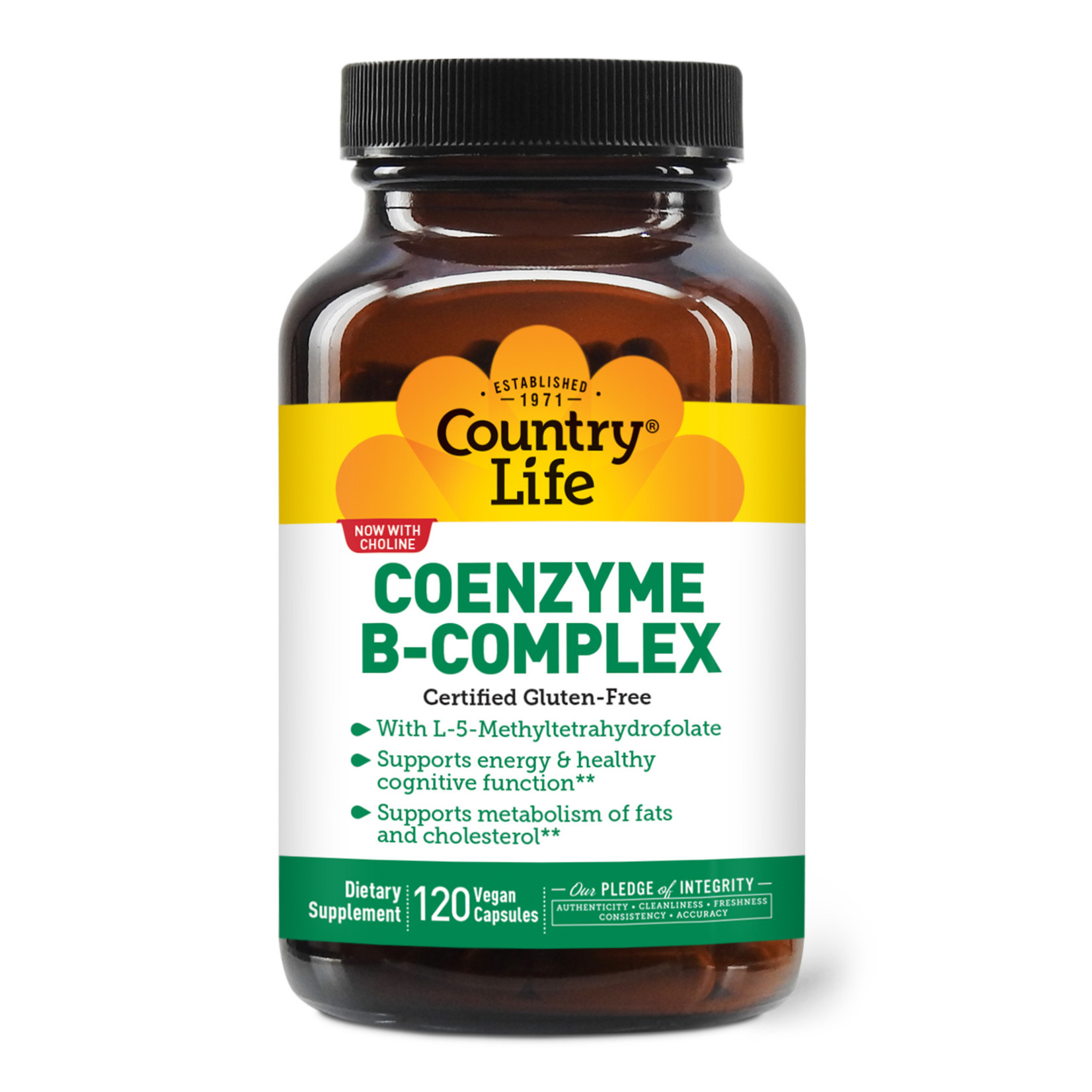 Country Life Country Life - Coenzyme B Complex Caps - 120 Tablets