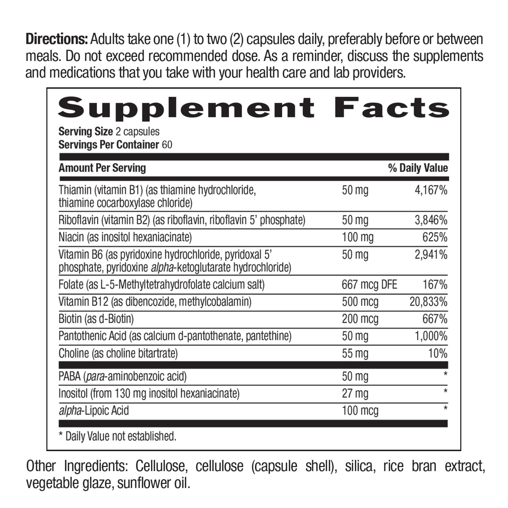 Country Life Country Life - Coenzyme B Complex Caps - 120 Tablets