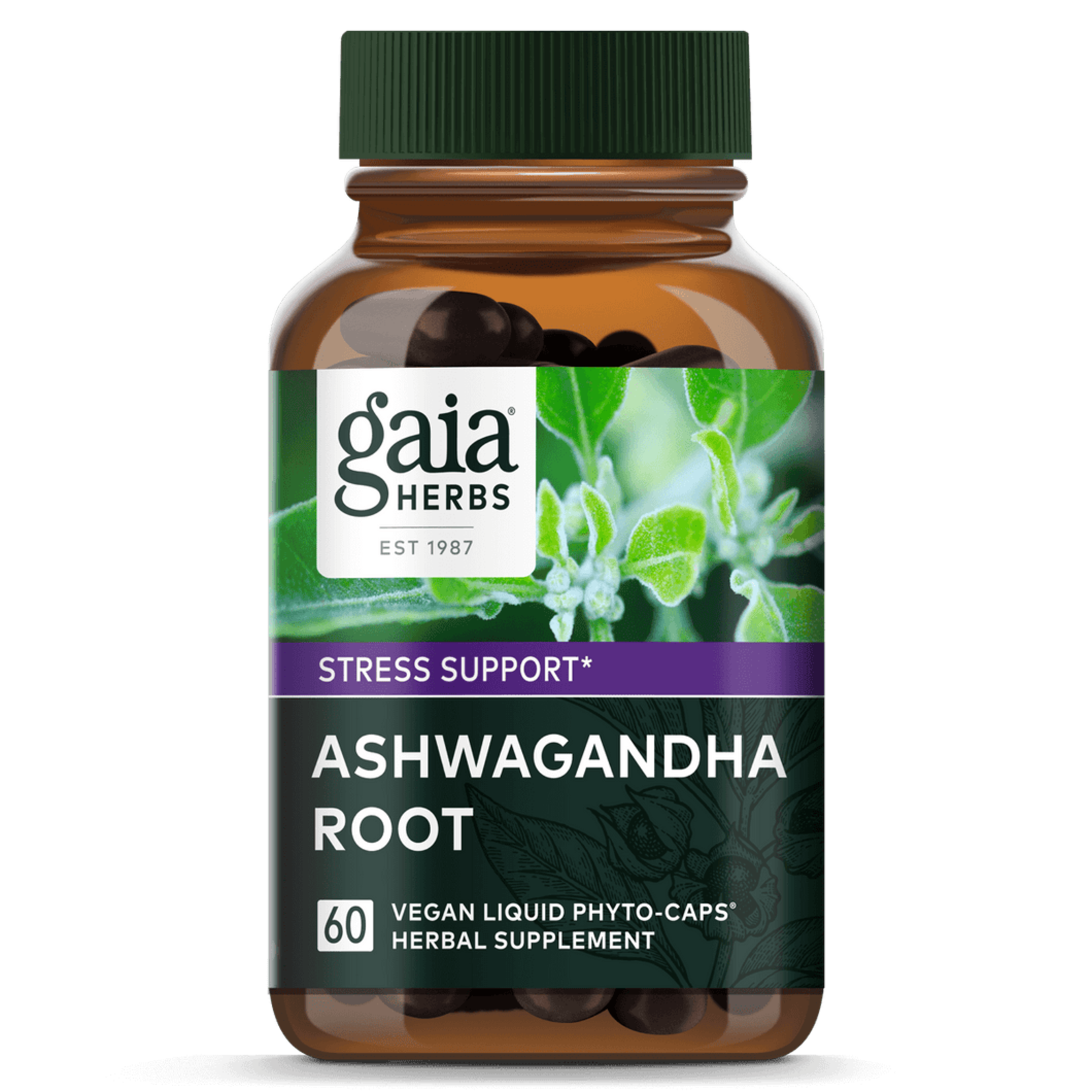 Gaia Herbs Gaia Herbs - Ashwagandha Root - 60 Capsules