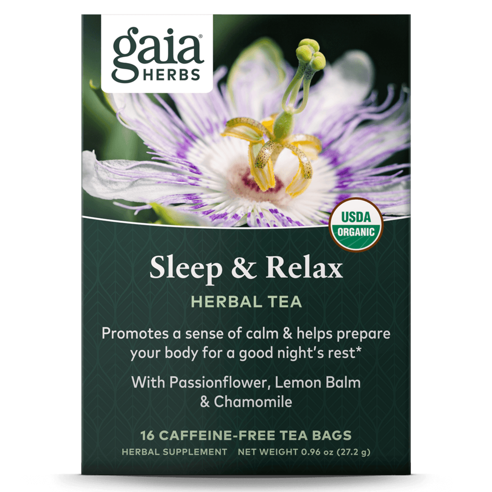 Gaia Herbs Gaia Herbs - Sleep & Relax Tea - 16 Bags