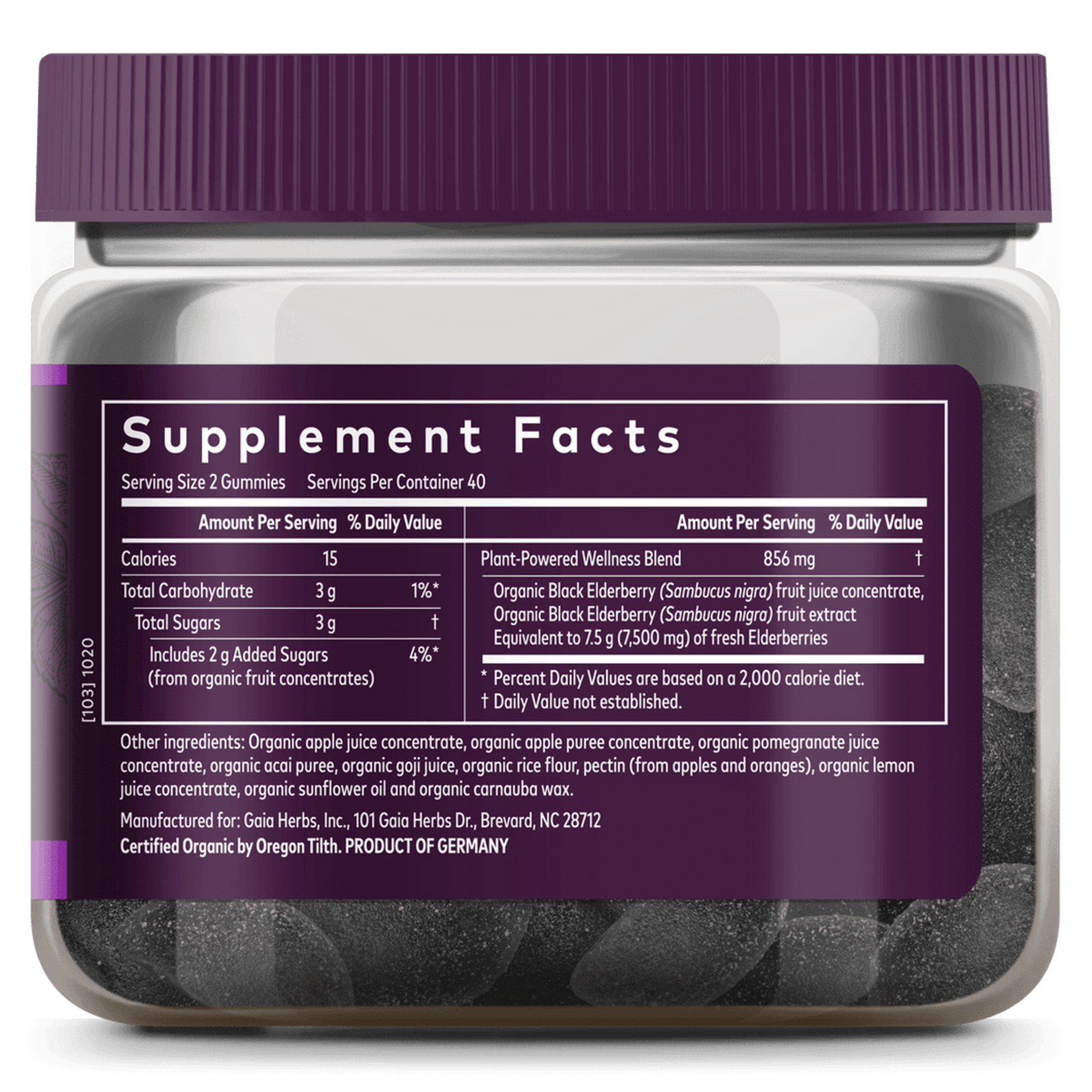 Gaia Herbs Gaia Herbs - Elderberry Gummies