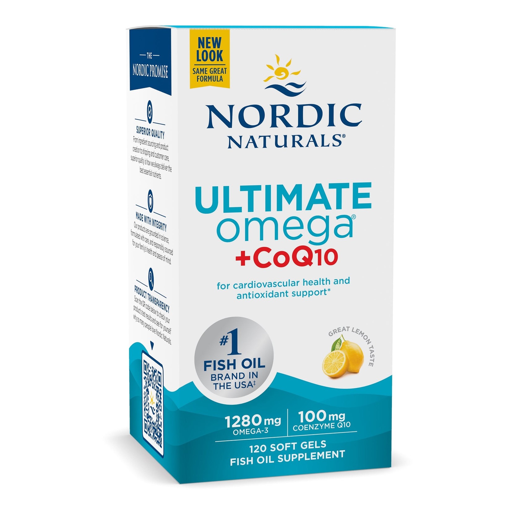 Nordic Naturals Nordic Naturals - Ultimate Omega +Coq10 Unflavored - 120 Softgels