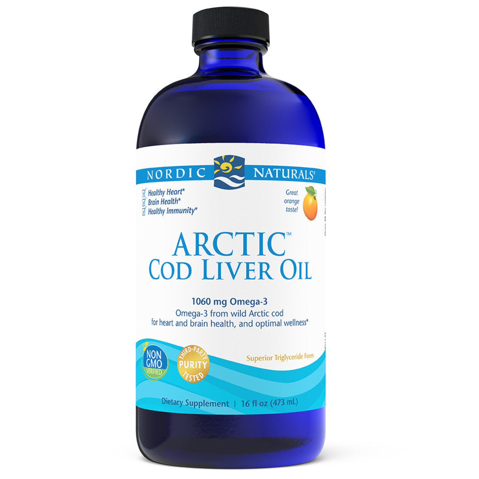 Nordic Naturals Nordic Naturals - Arctic Cod Liver Oil Orange - 16 oz