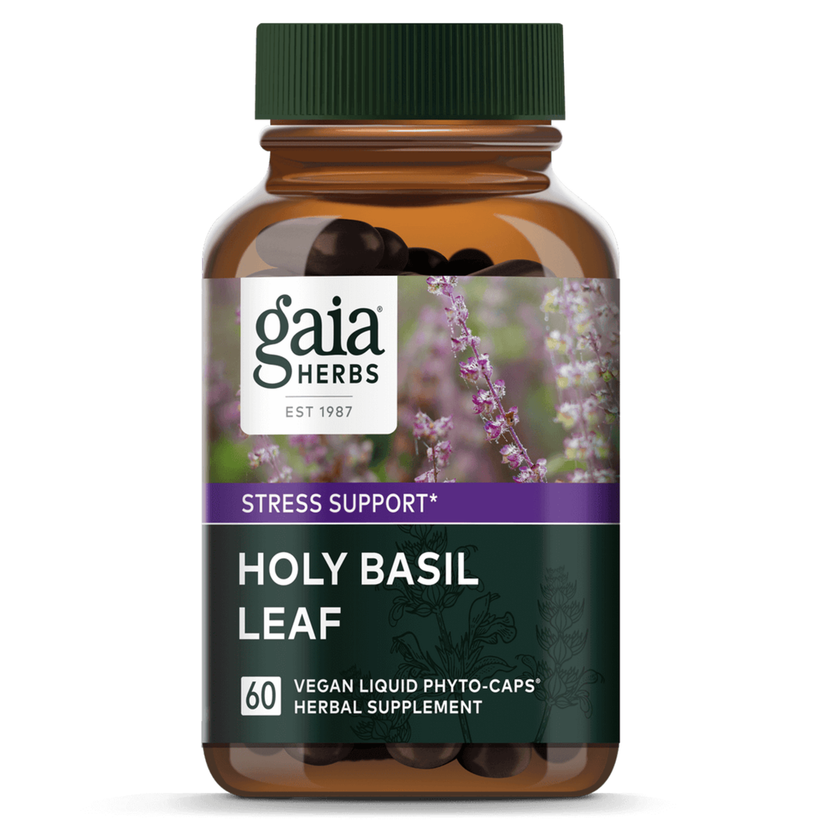 Gaia Herbs Gaia Herbs - Holy Basil Leaf - 60 Capsules