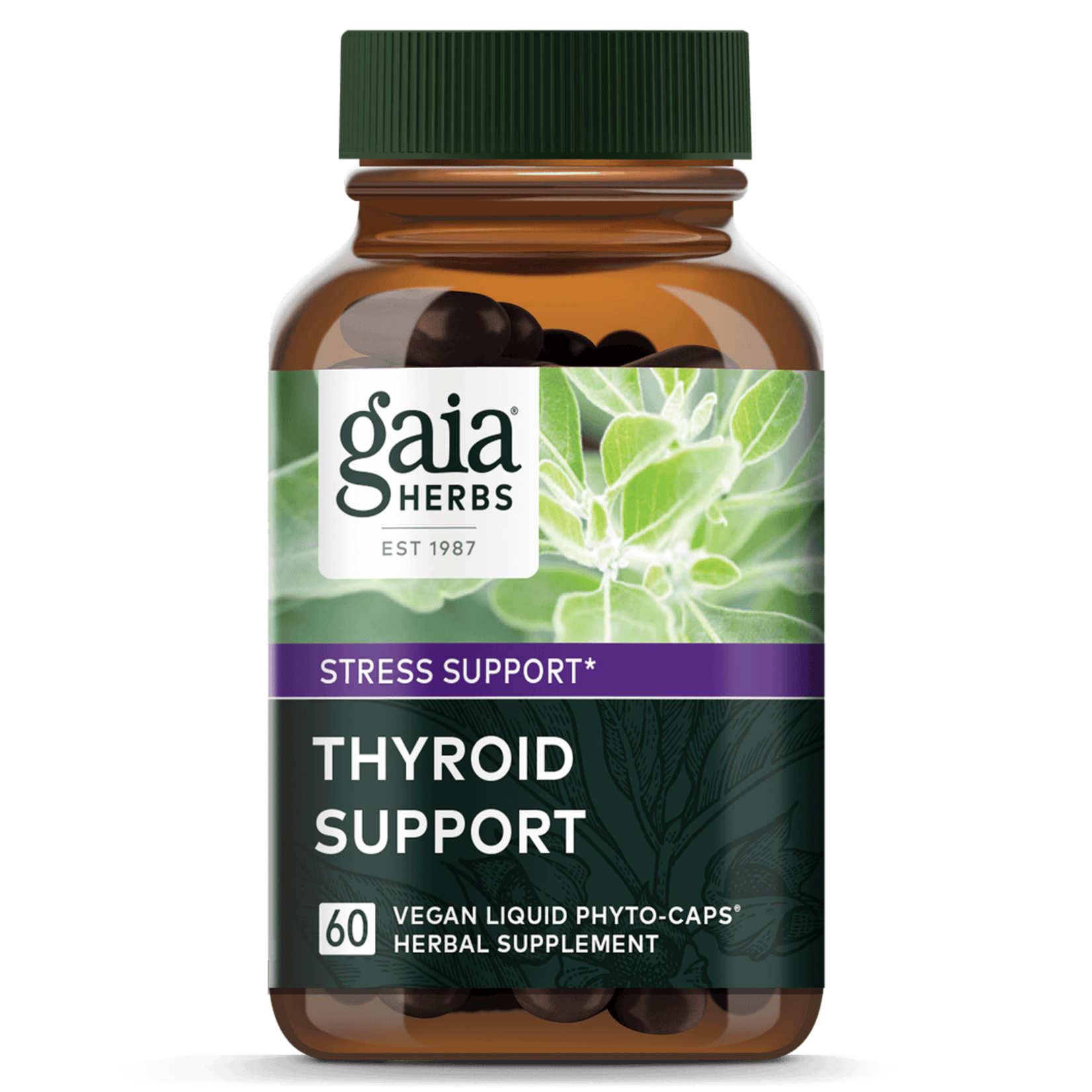 Gaia Herbs Gaia Herbs - Thyroid Support - 60 Veg Capsules