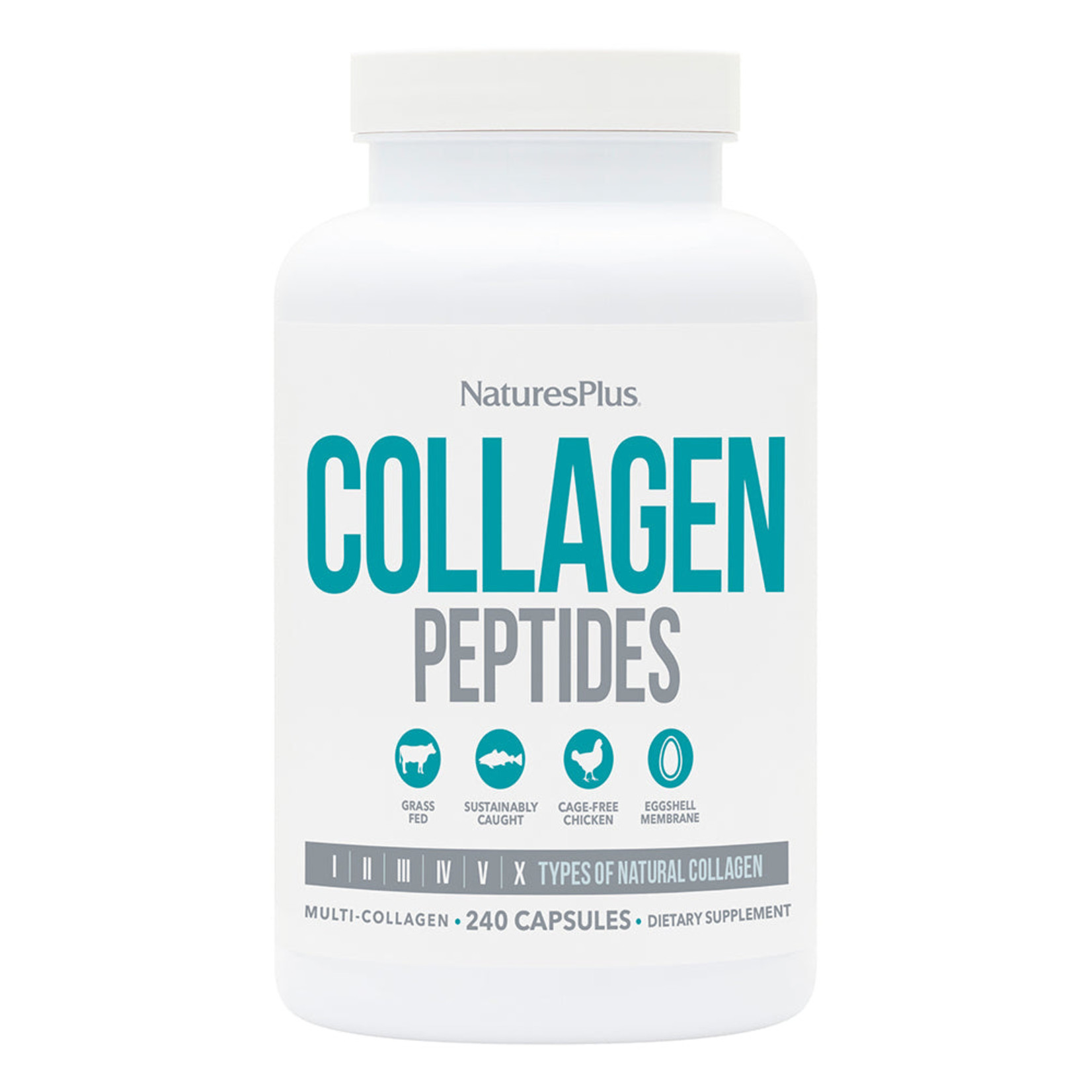 Natures Plus Natures Plus - Collagen Peptides - 240 Capsules