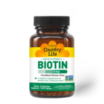 Country Life High Potency Biotin 5 mg - 120 Veg Capsules