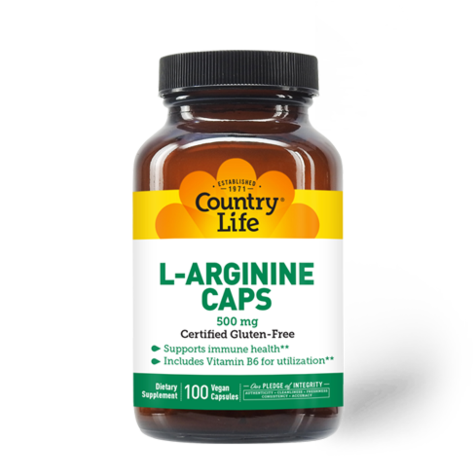 Country Life Country Life - L Arginine Caps 500 mg - 100 Veg Capsules