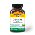 Country Life Lysine 500 mg 100 Veg Capsulesapsules - 100 Capsules