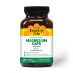 Country Life Magnesium Caps With Silica 300 mg - 120 Veg Capsules