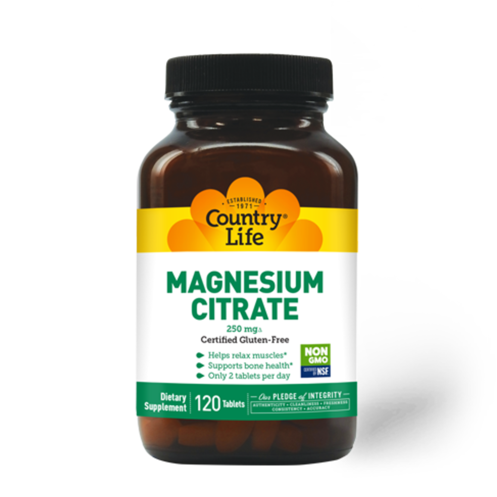Country Life Country Life - Magnesium Citrate 250 mg - 120 Tablets