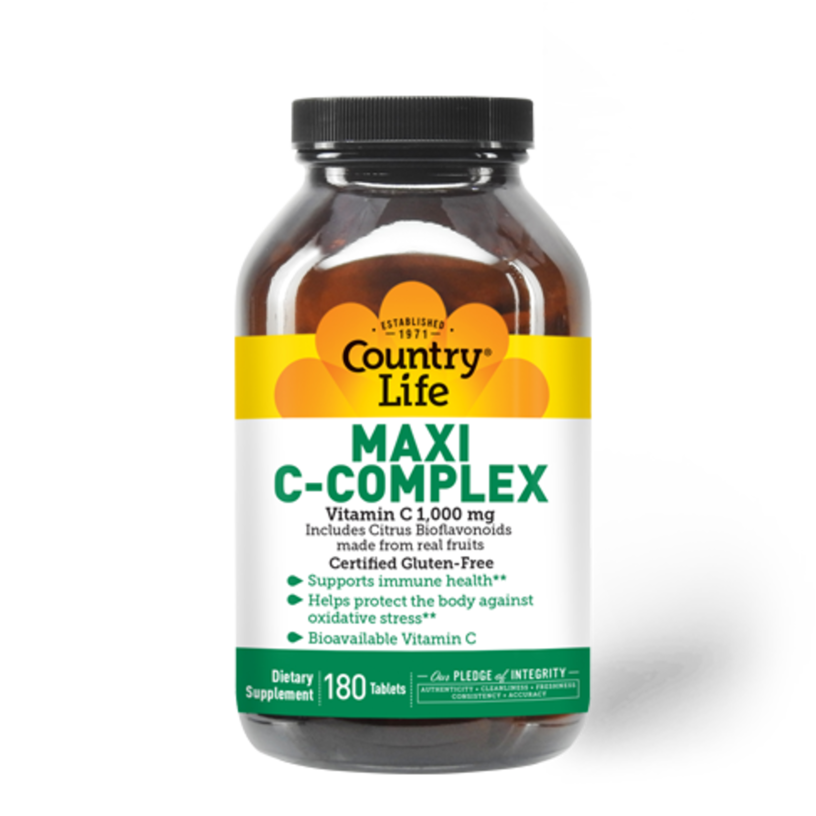 Country Life Country Life - Maxi C Complex Tr - 180 Tablets