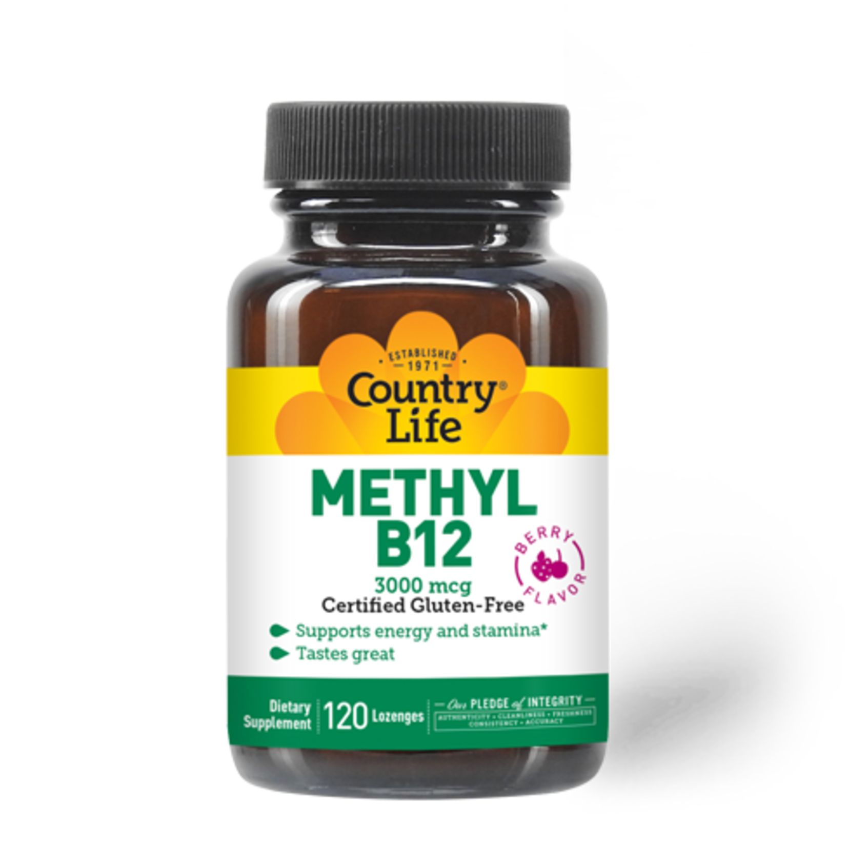 Country Life Country Life - Methyl B12 Berry - 120 Veg Capsules