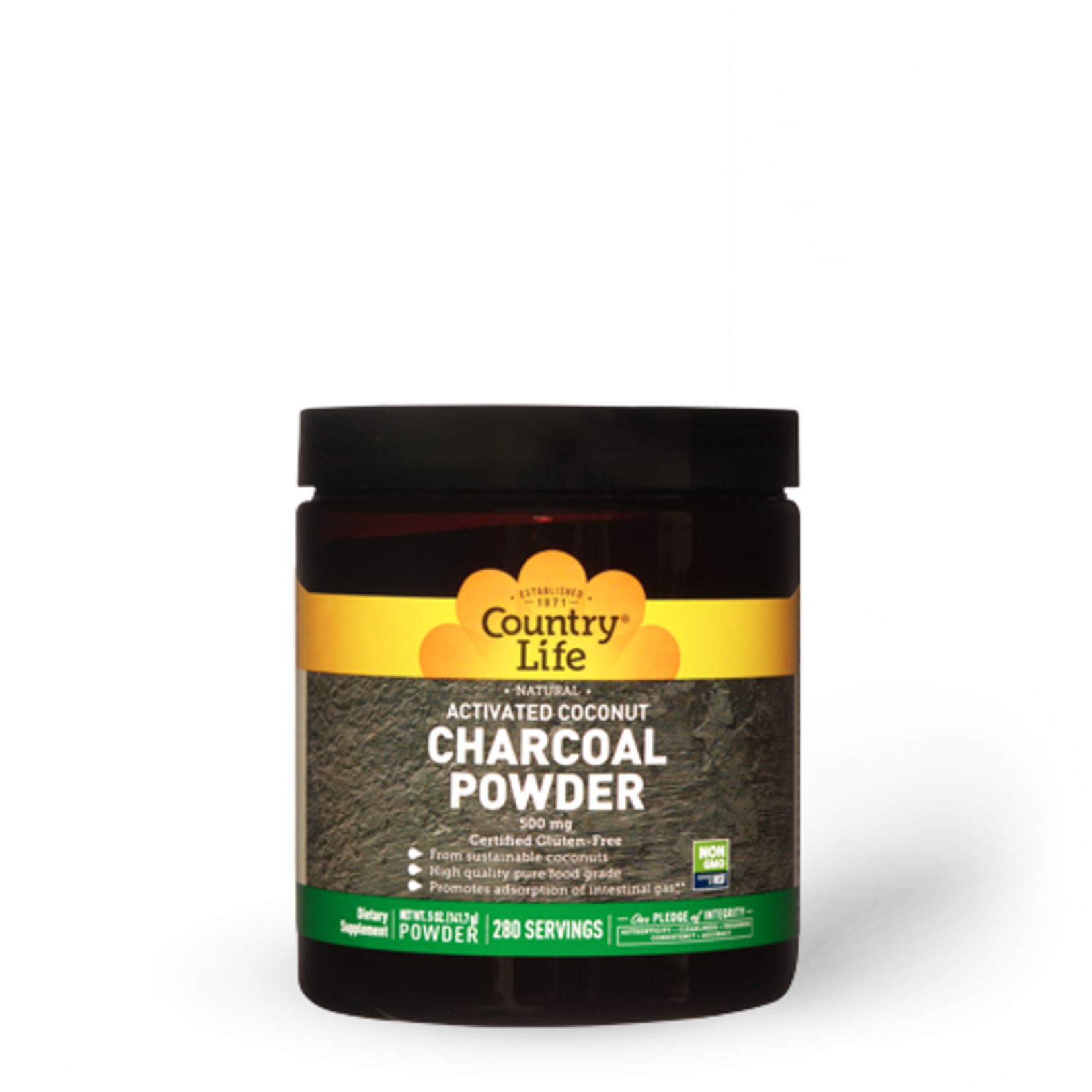 Country Life Country Life - Natural Activated Coconut Charcoal Powder - 0.5 oz