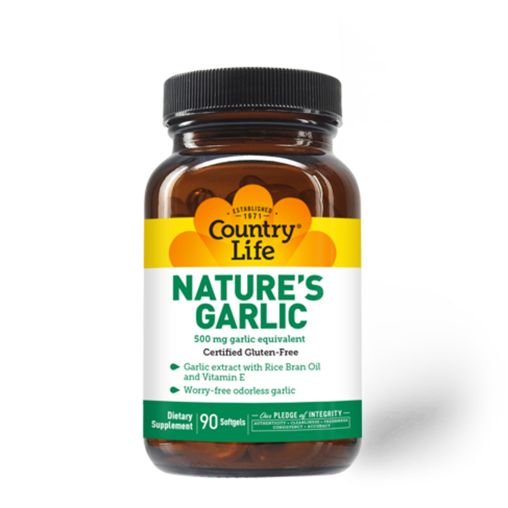 Country Life Country Life - Natures Garlic 500 mg - 90 Softgels