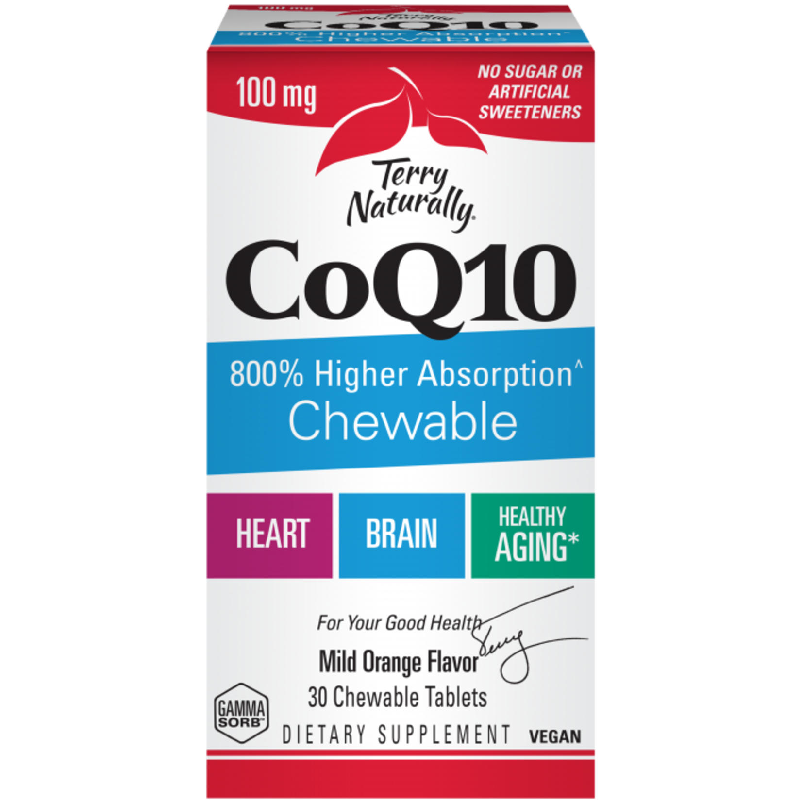 Terry Naturally Terry Naturally - Chewable CoQ10 Orange - 30 Chewables