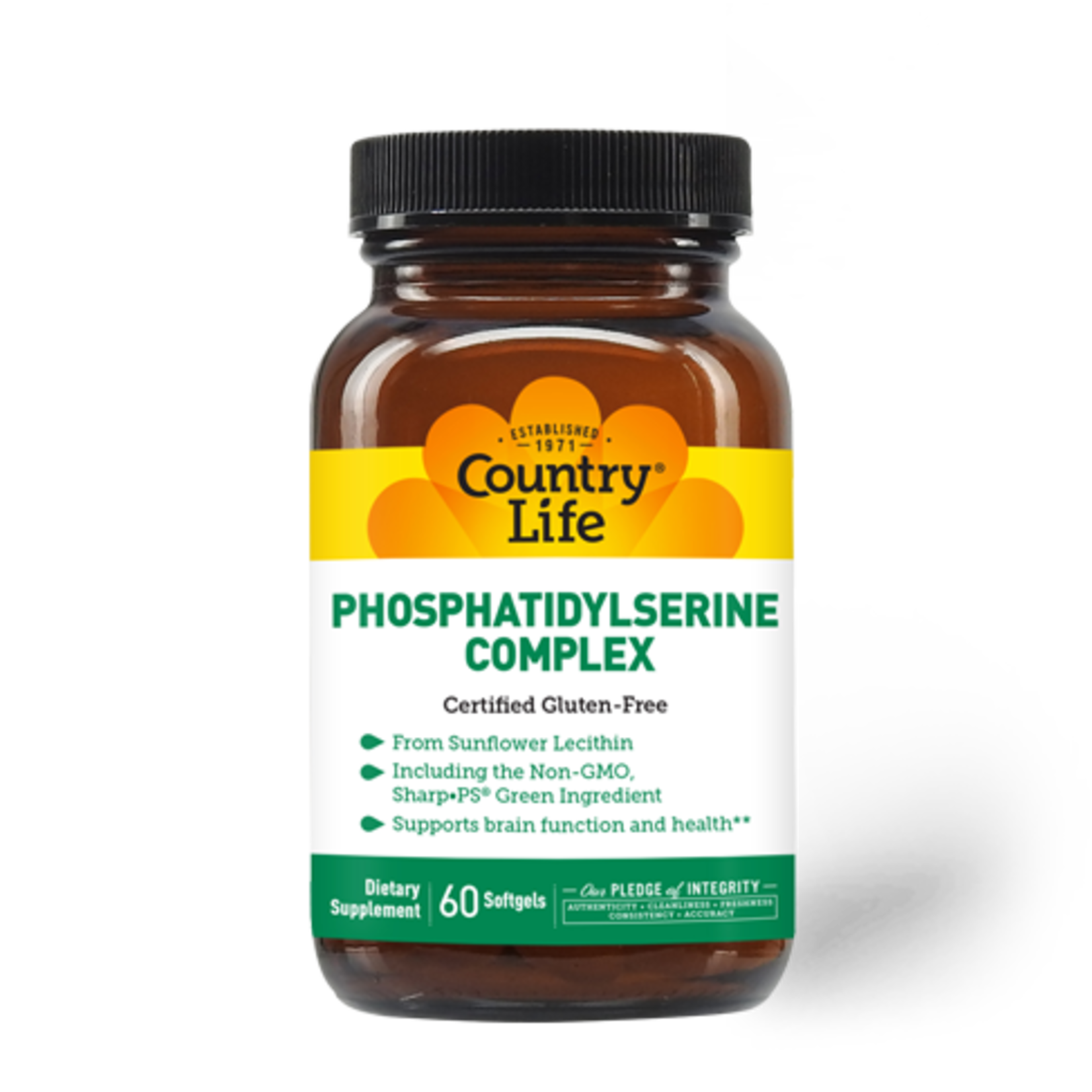 Country Life Country Life - Phosphatidylserine 500 mg - 60 Veg Capsules
