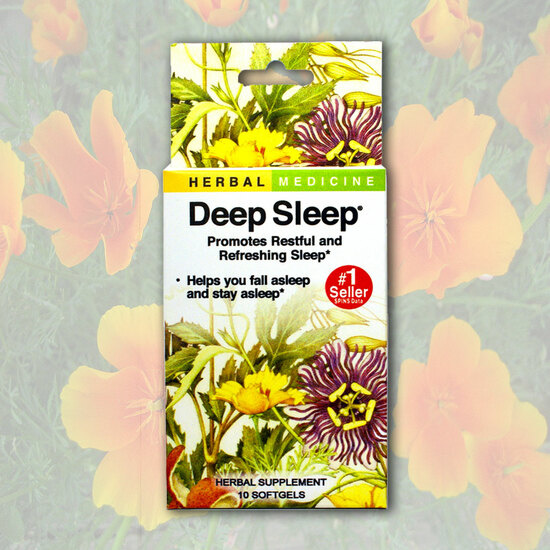 Herbs Etc Deep Sleep Travel 10 Softgels Charlotte Vitamins