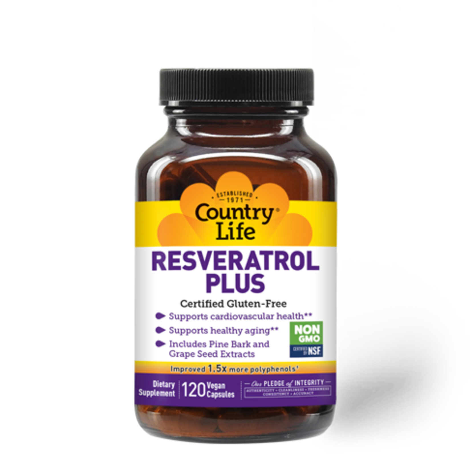 Country Life Country Life - Resveratrol Plus - 120 Tablets