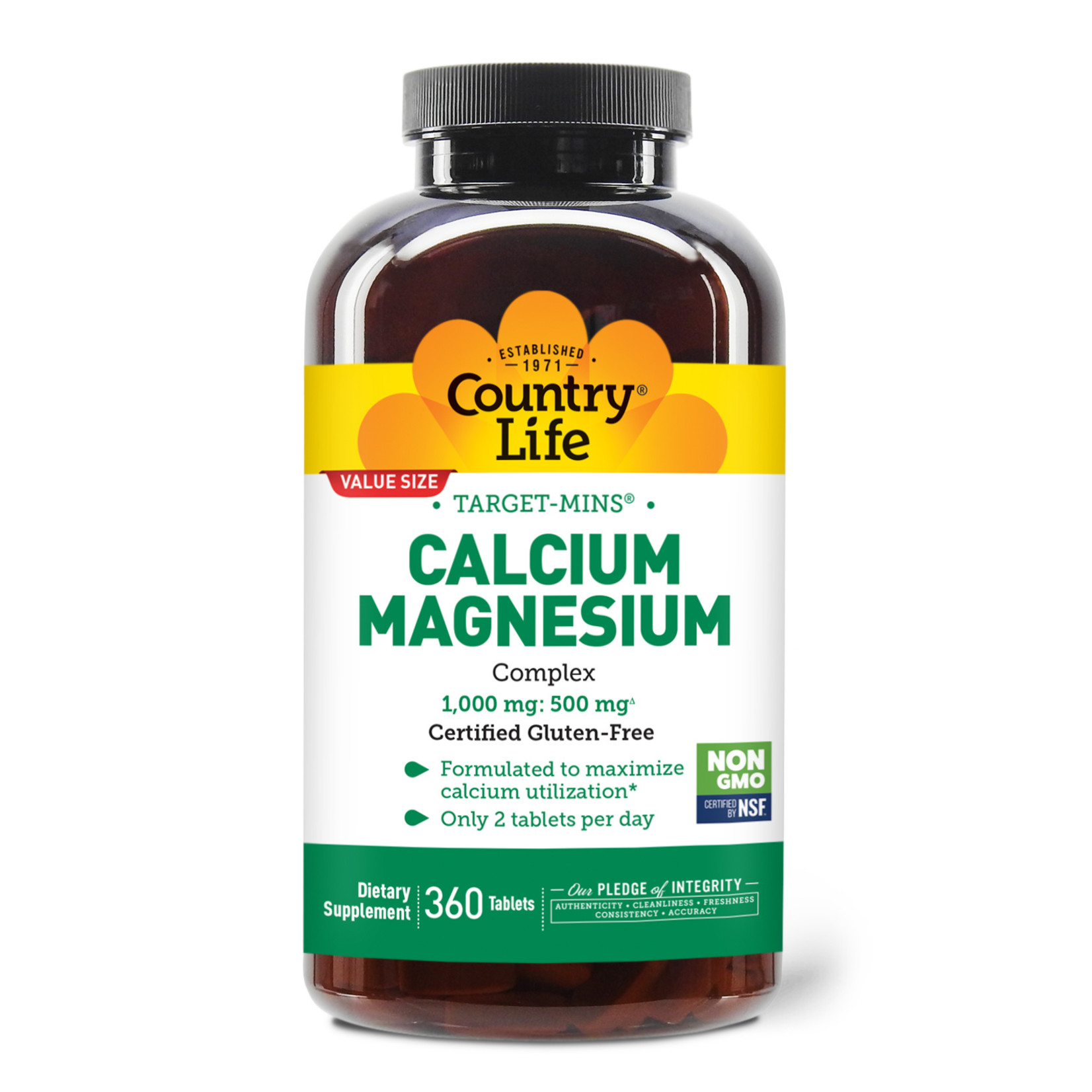 Country Life Country Life - Target Mins Calcium Magnesium Complex - 360 Tablets