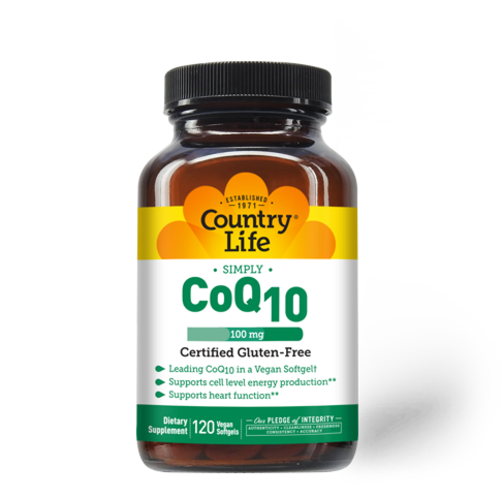 Country Life Country Life - Vegan Coq10 100 mg - 120 Softgels