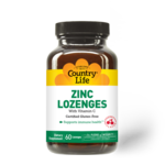 Country Life Zinc Lozenges With Vitamin C Cherry - 60 Tablets