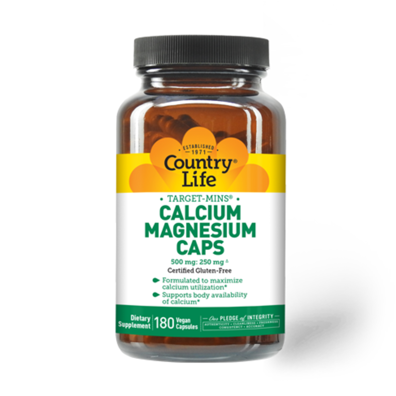 Country Life Country Life - Calcium Magnesium Complex - 180 Tablets
