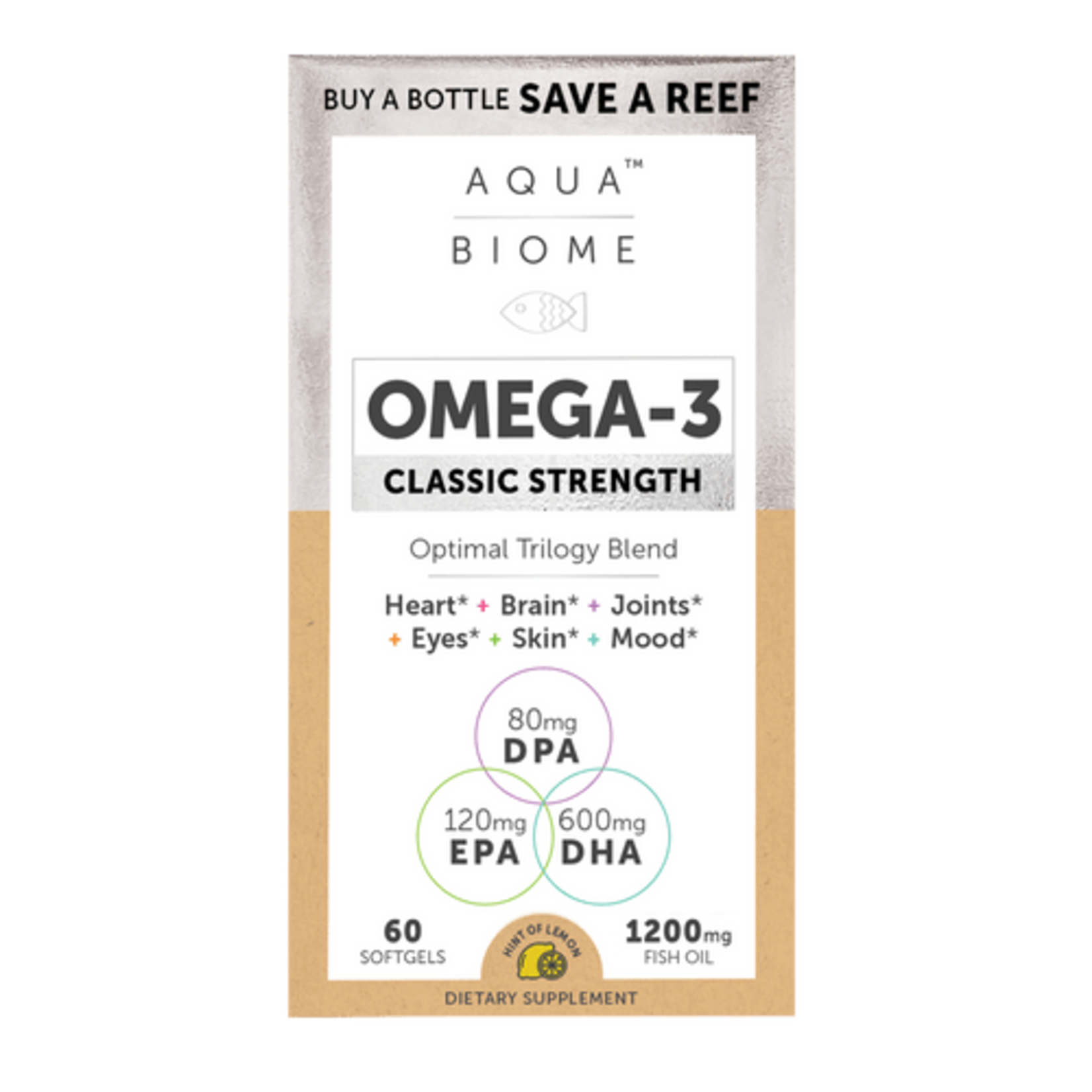 Enzymedica Enzymedica - Aqua Biome Omega 3 Classic - 60 Capsules