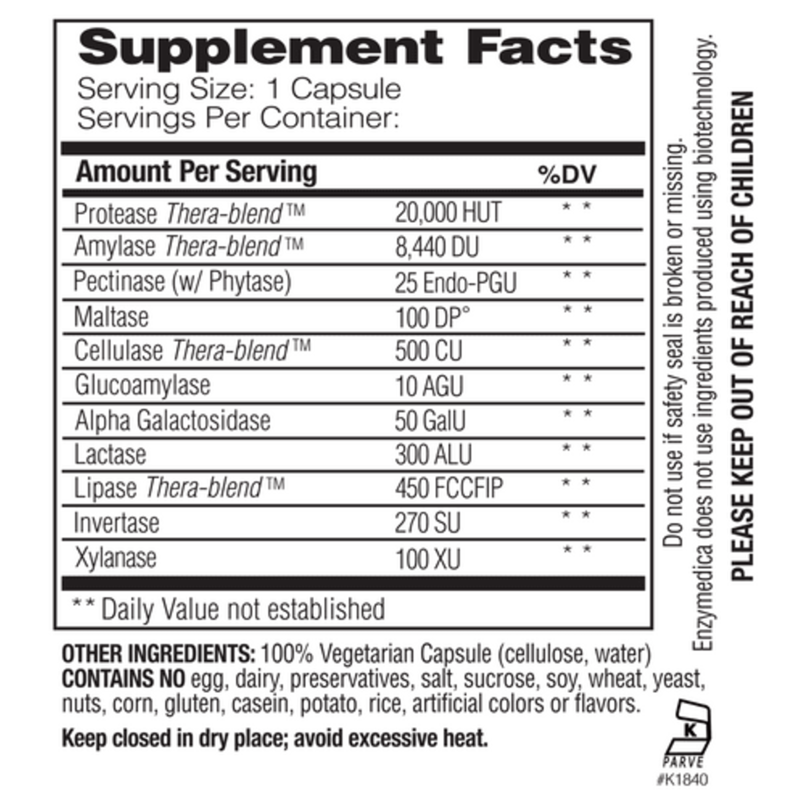 Enzymedica Enzymedica - Digest Basic - 30 Capsules