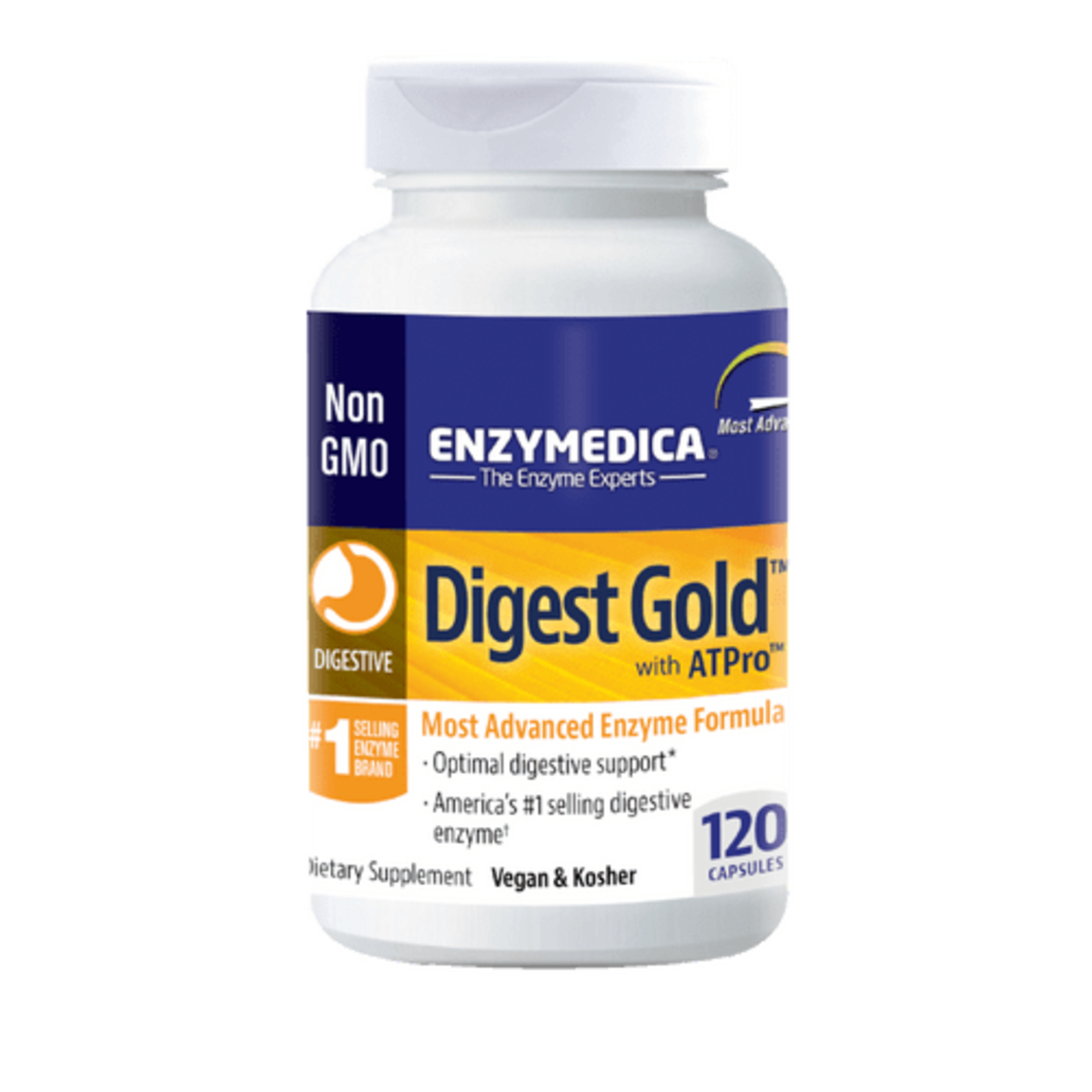Enzymedica Enzymedica - Digest Gold with ATPro- 120 Capsules