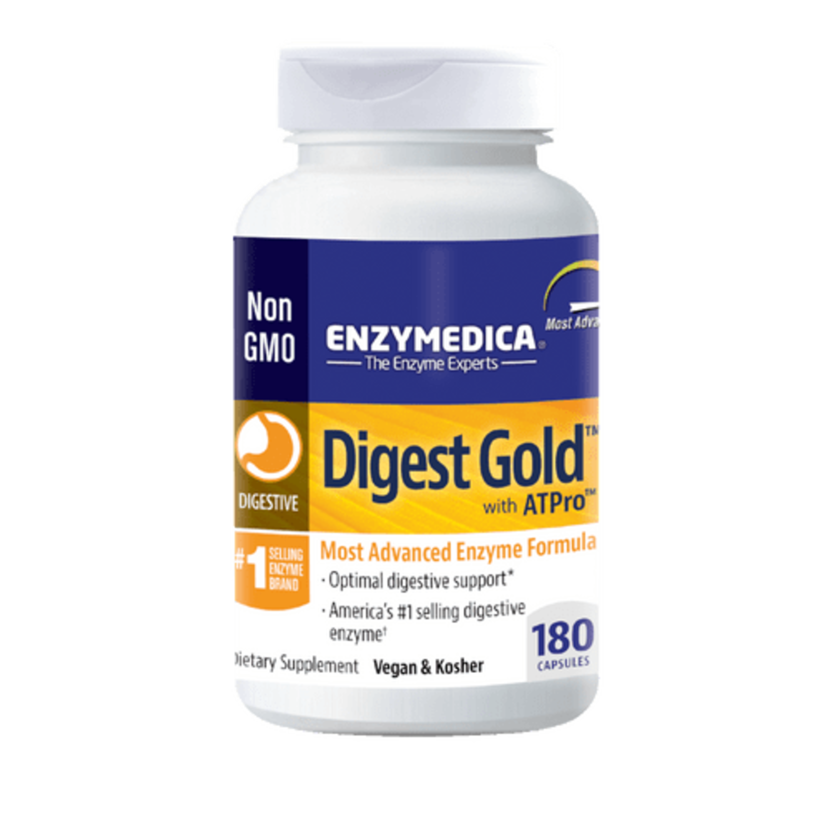 Enzymedica Enzymedica - Digest Gold With Atpro - 180 Capsules