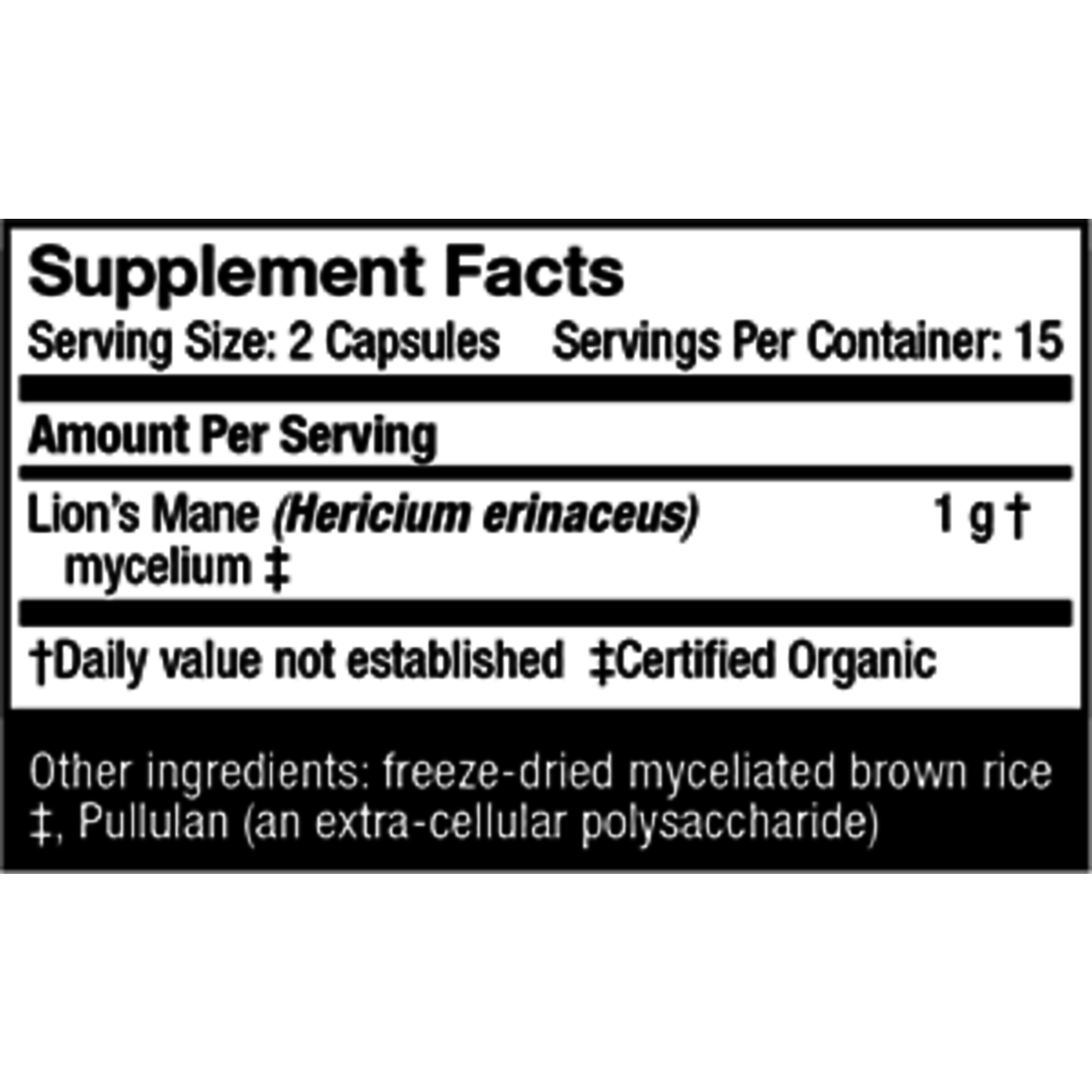 Host Defense Host Defense - Lions Mane - 120 Veg Capsules