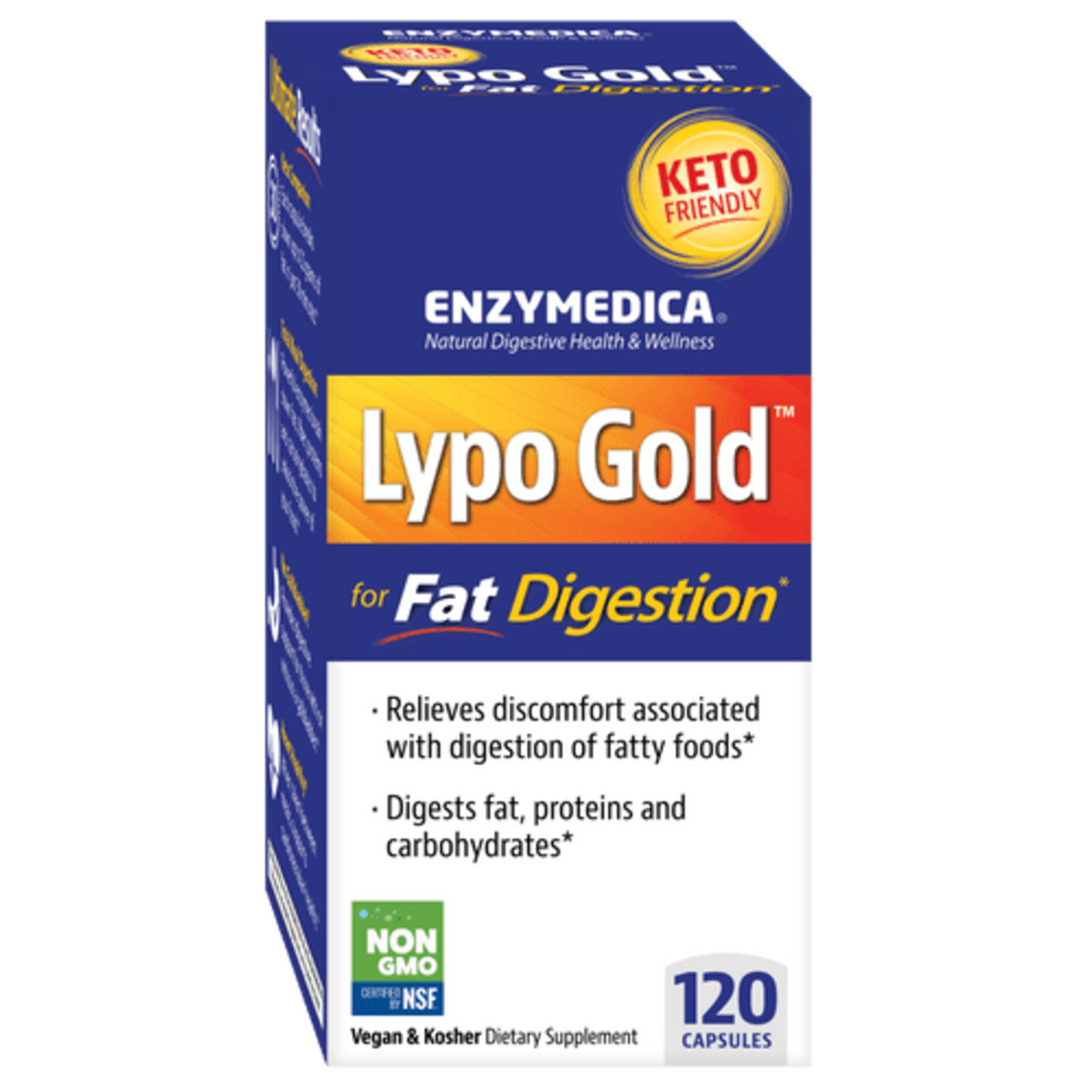 Enzymedica Enzymedica - Lypo Gold - 120 Veg Capsules