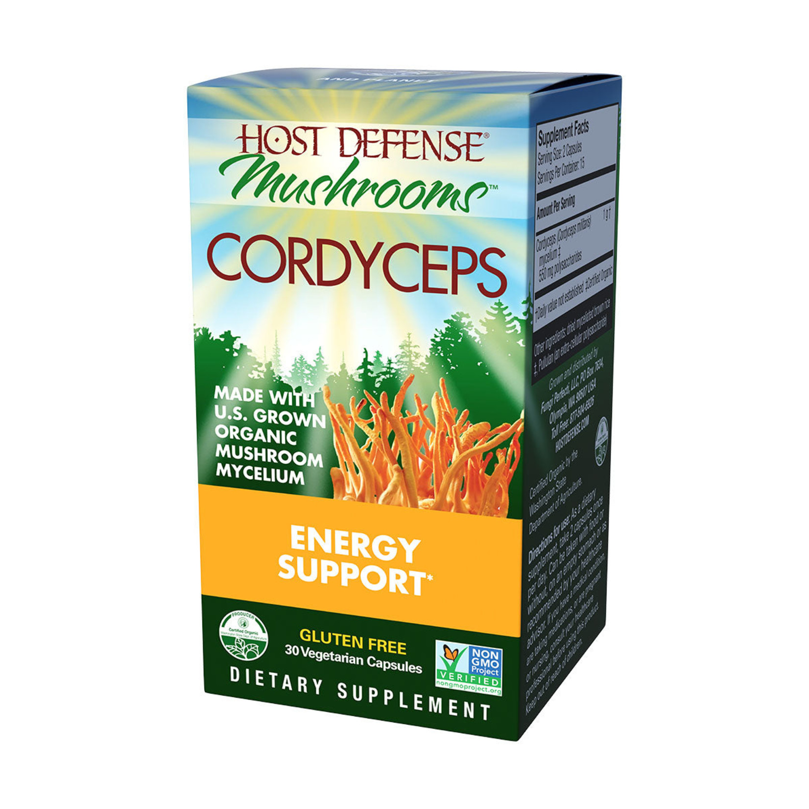 Host Defense Host Defense - Cordyceps - 30 Veg Capsules